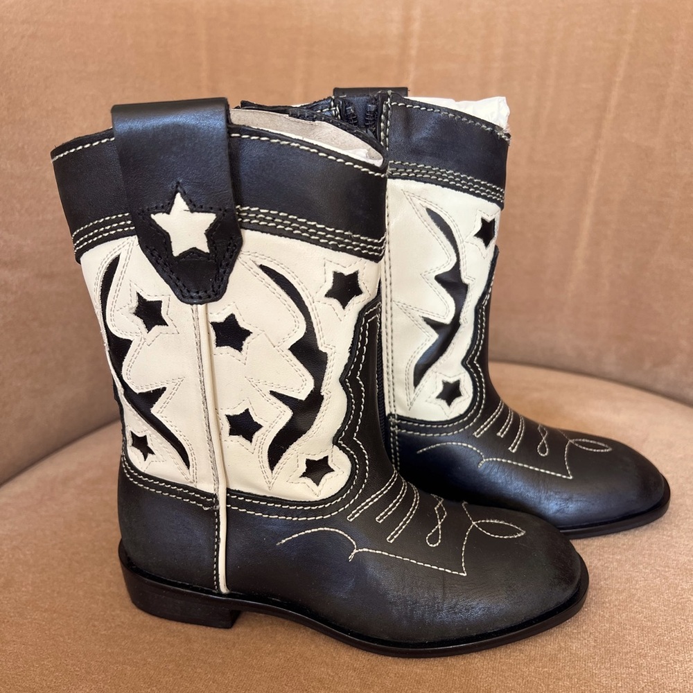 Zara Kid cowboy Boots with Star Pattern